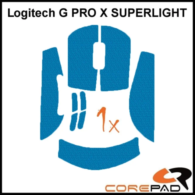 Corepad Soft Grips for Logitech G Pro X Superlight - Blue