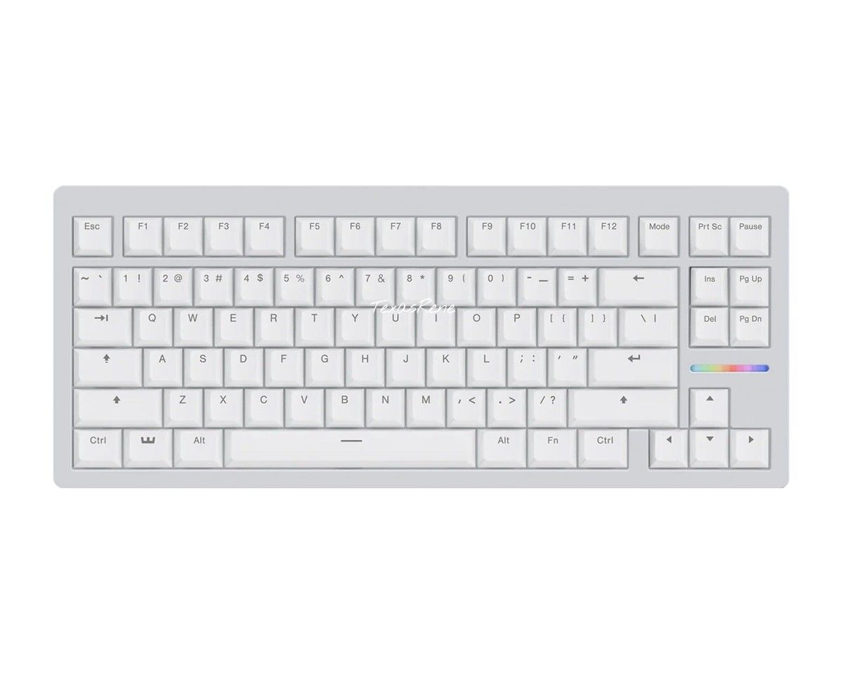 Wooting 80HE Zinc Alloy White v2