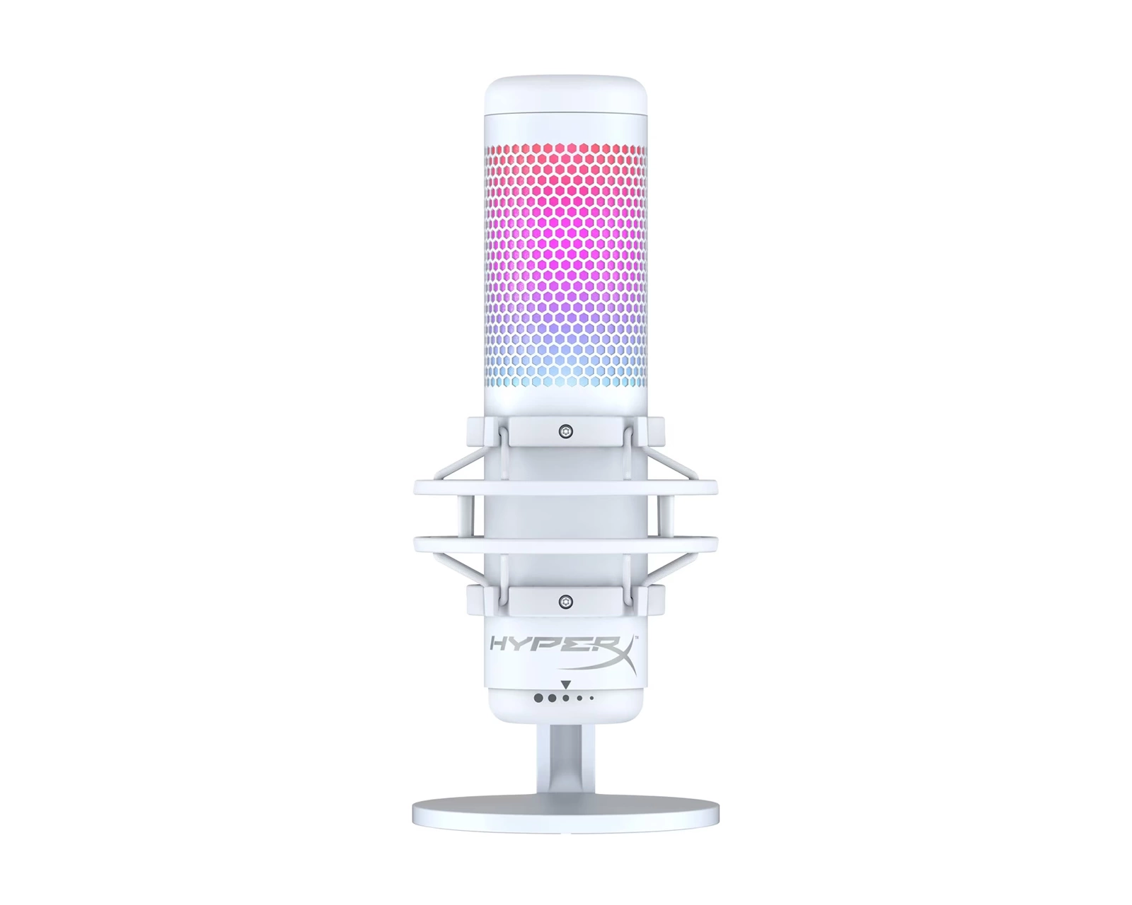 HyperX QuadCast S RGB Microphone - White