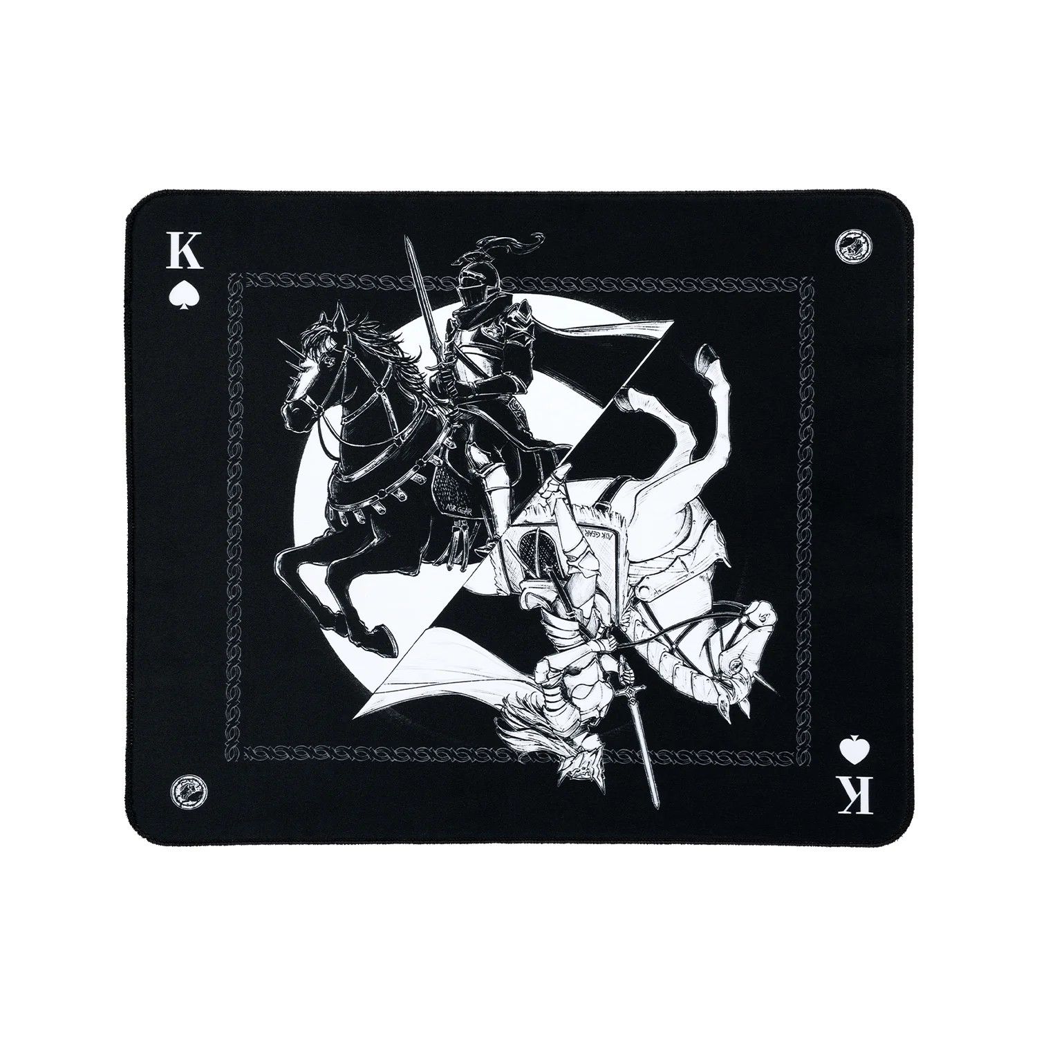 ATK Knight Zodiac Horse Limited Edition Gaming MousePad - Black - 