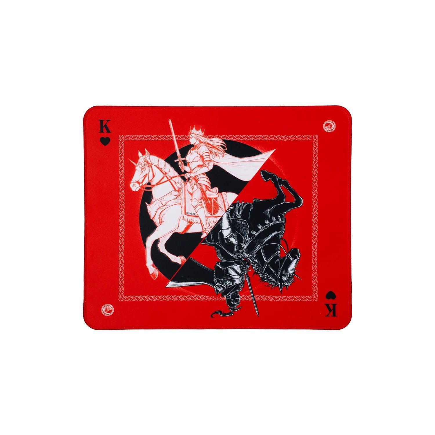 ATK Knight Zodiac Horse Limited Edition Gaming MousePad - Red - 